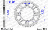 Corona AFAM 15104N-52 in all. passo 428 YAMAHA YZ 85 LW 2002  -2018